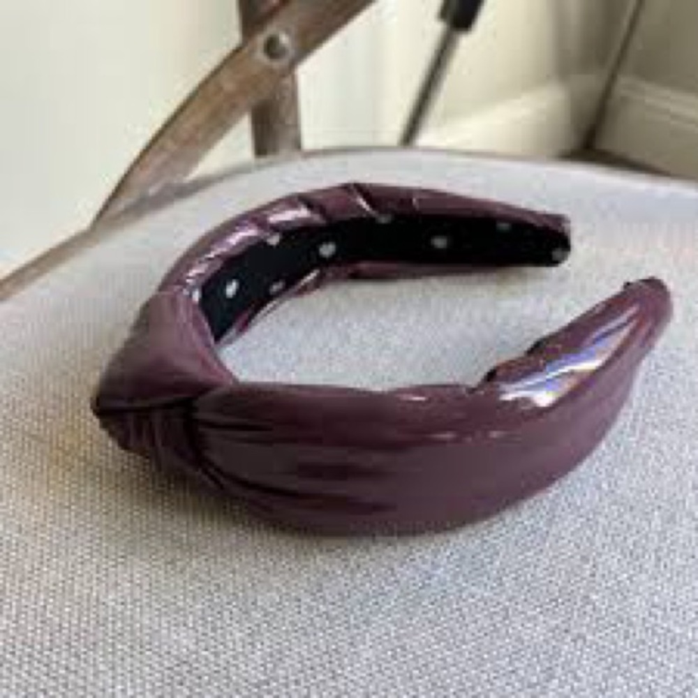 Lele Sadoughi patent Plum Headband